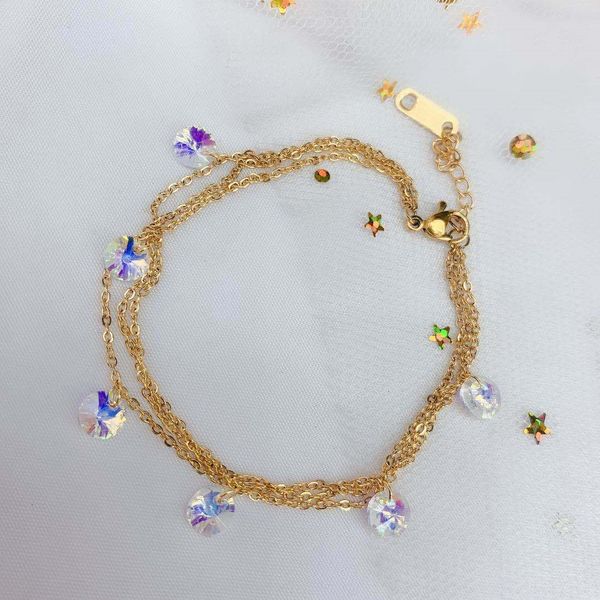fashion trend korean version small crystal necklacesequins necklace fresh and versatilesimple crystal small sequin titanium steel necklace 8, Golden;silver
fashion trend korean version small crystal necklacesequins necklace fresh and versatilesimple crystal small sequin titanium steel necklace 8, Golden;silver