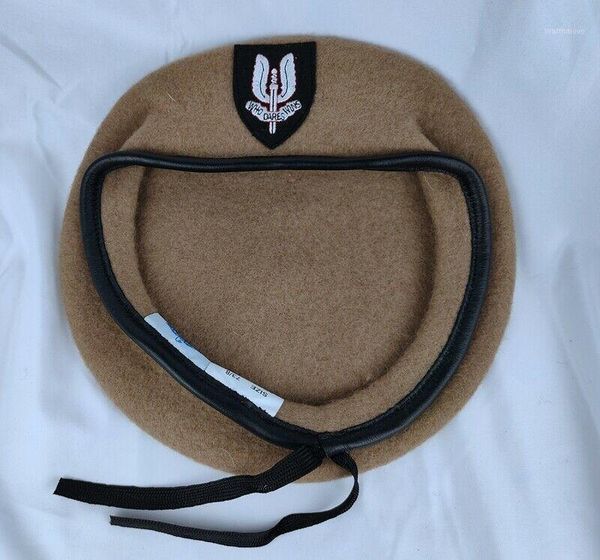 British Army Special Forces khaki Wool Beret Air Service SAS "WHO DARES WINS" Cap1, Blue;gray
British Army Special Forces khaki Wool Beret Air Service SAS "WHO DARES WINS" Cap1, Blue;gray