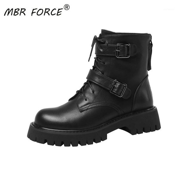 mbr force winter metal buckle ankle boots women's punk women's platform boots cowhide upper botas mujer plus size1, Black
mbr force winter metal buckle ankle boots women's punk women's platform boots cowhide upper botas mujer plus size1, Black