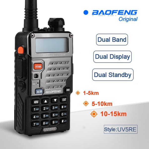 walkie talkie baofeng uv-5re uhf vhf walky talky dual band uv5re two-way radio handheld 10km long range ham upgraded uv5r
walkie talkie baofeng uv-5re uhf vhf walky talky dual band uv5re two-way radio handheld 10km long range ham upgraded uv5r