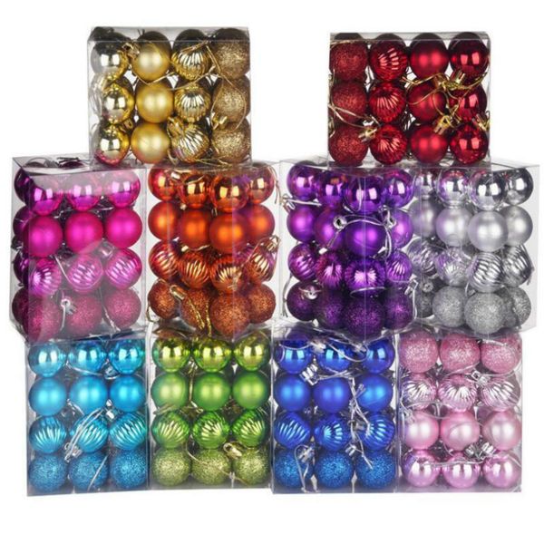 9 colors striped squash ball glitter christmas tree ball baubles colorful xmas party home garden christmas decoration supplies 24pcs/set
9 colors striped squash ball glitter christmas tree ball baubles colorful xmas party home garden christmas decoration supplies 24pcs/set