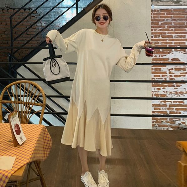 oyonr with autumn new korean french gentle temperament medium length dress 2020 sleeves 8edtt long long and thin skirt skirt, Black;gray
oyonr with autumn new korean french gentle temperament medium length dress 2020 sleeves 8edtt long long and thin skirt skirt, Black;gray