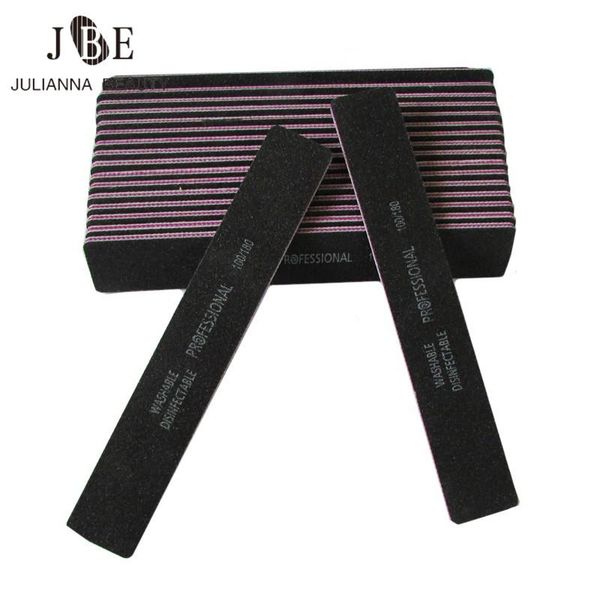 nail files 50pcs/lot thick black straight wide file double side 100/180 sandpaper washable art buffer manicure pedicure tool
nail files 50pcs/lot thick black straight wide file double side 100/180 sandpaper washable art buffer manicure pedicure tool