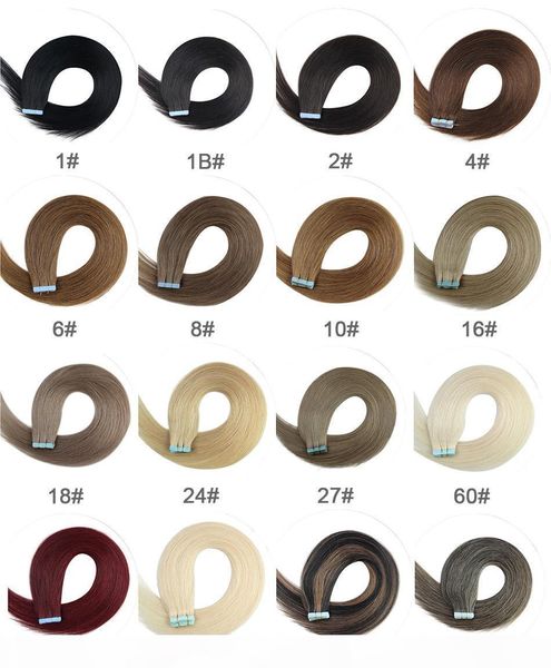 straight tape in remy hair extensions 2.5g piece 50pieces pack ombre color 8 613 18inch, Black
straight tape in remy hair extensions 2.5g piece 50pieces pack ombre color 8 613 18inch, Black