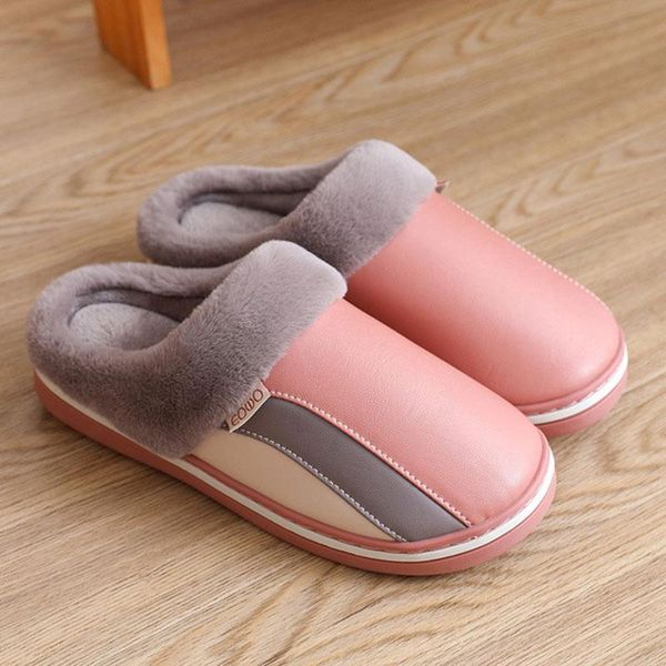 2020 new products waterproof cotton slippers female home indoor and outdoor pu leather home non-slip men cotton slippers winter, Black
2020 new products waterproof cotton slippers female home indoor and outdoor pu leather home non-slip men cotton slippers winter, Black