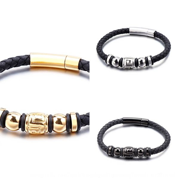 корейский моды бренд мужской браслет accessoriestitanium стали кожаный браслет из нержавеющей стали шаровые аксессуары ручной тканые кожи ac, Golden;silver
корейский моды бренд мужской браслет accessoriestitanium стали кожаный браслет из нержавеющей стали шаровые аксессуары ручной тканые кожи ac, Golden;silver