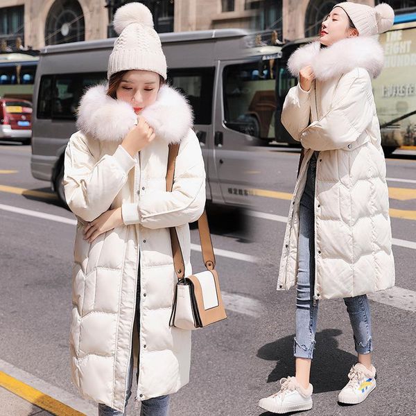2020 winter new mid-length down jacket women korean style hooded slim waist thickened long-sleeved jacket winter coat women, Black
2020 winter new mid-length down jacket women korean style hooded slim waist thickened long-sleeved jacket winter coat women, Black