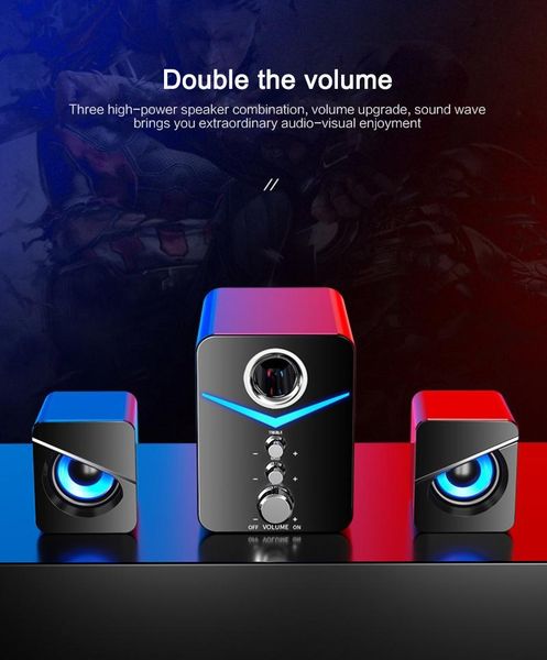 combination speakers 2021 est 3pcs surround bass stereo portable computer speaker multimedia with subwoofer for deskpc
combination speakers 2021 est 3pcs surround bass stereo portable computer speaker multimedia with subwoofer for deskpc