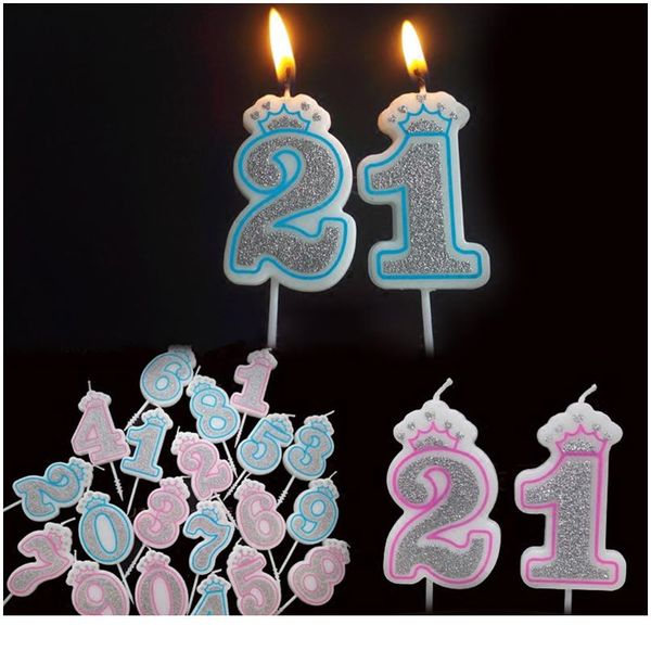 creative silver pink/blue crown birthday candles digital 0-9 smoke-candles cake for children gifts birthday de jlljmf
creative silver pink/blue crown birthday candles digital 0-9 smoke-candles cake for children gifts birthday de jlljmf