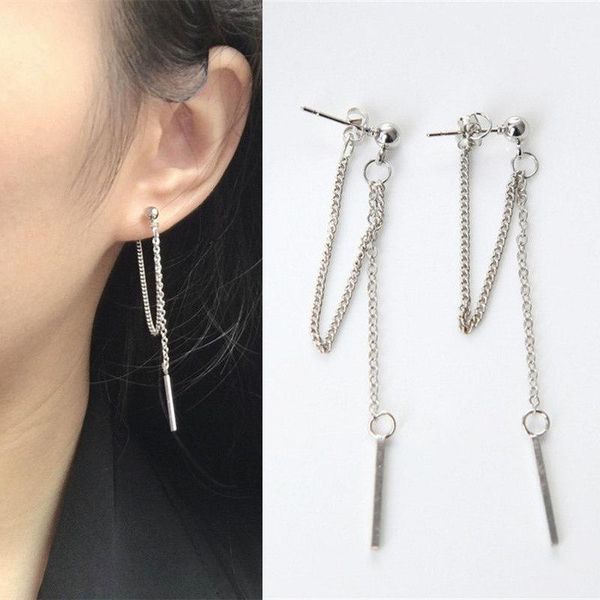 korean version of jewelry earrings tassel fashion retro long earrings chain metal texture wholesale statement, Silver
korean version of jewelry earrings tassel fashion retro long earrings chain metal texture wholesale statement, Silver