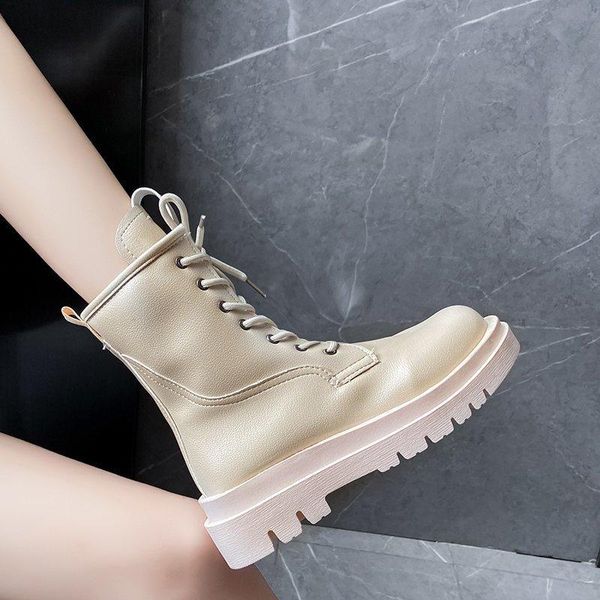 new fashion martin boots lace up motorcycle boots women pu leather thick bottom platform ankle autumn winter women shoes, Black
new fashion martin boots lace up motorcycle boots women pu leather thick bottom platform ankle autumn winter women shoes, Black