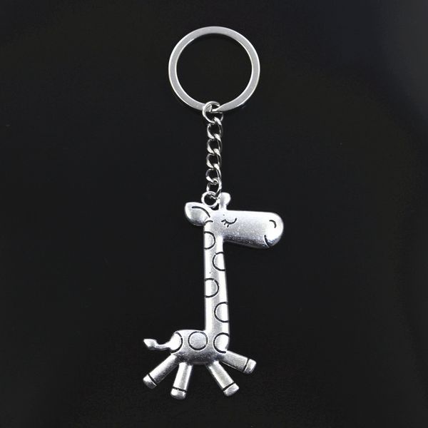 new keychain 66x36mm running giraffe deer bronze silver color pendants diy men car key chain ring holder keyring jewelry gift, Slivery;golden
new keychain 66x36mm running giraffe deer bronze silver color pendants diy men car key chain ring holder keyring jewelry gift, Slivery;golden