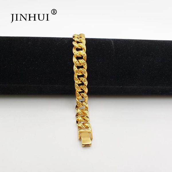 link, chain jin hui fashion african ethiopia gold color men bracelet women party ornament luxury gifts for friends dubai bangle jewelry, Black
link, chain jin hui fashion african ethiopia gold color men bracelet women party ornament luxury gifts for friends dubai bangle jewelry, Black