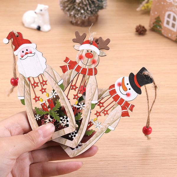new1pc pendant wooden candle hollow santa claus christmas tree wine bottle shape decorations happy new year
new1pc pendant wooden candle hollow santa claus christmas tree wine bottle shape decorations happy new year
