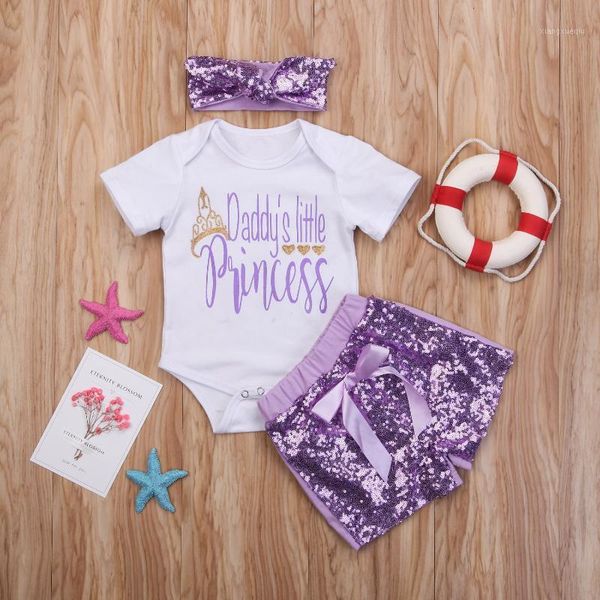 princess baby girls clothes set newborn baby girls daddy's princess romper +purple sequins shorts set birthday costume1, White
princess baby girls clothes set newborn baby girls daddy's princess romper +purple sequins shorts set birthday costume1, White