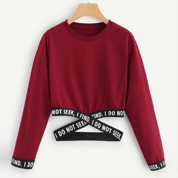 i do not seek women letters printing long sleeve sweatshirt short pullover cropped sudadera jumper korean style harajuku, Black
i do not seek women letters printing long sleeve sweatshirt short pullover cropped sudadera jumper korean style harajuku, Black