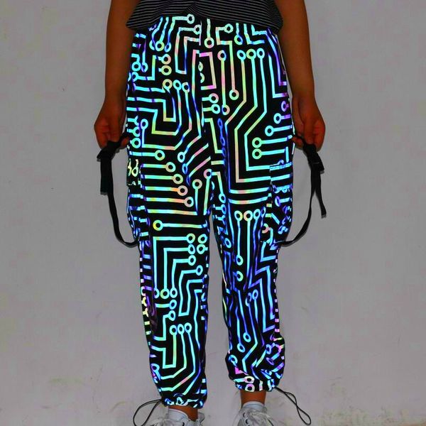 2021 women's geometry pants, jogger pants elastic hip hop casual 7l28, Black;white
2021 women's geometry pants, jogger pants elastic hip hop casual 7l28, Black;white