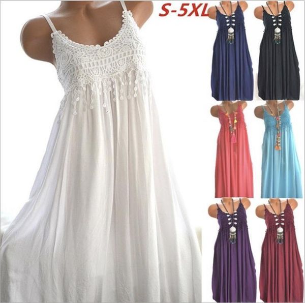 5xl plus size summer beach spaghetti strap dress loose casual solid vintage sundress backless tassels ladies vestido party dress, Black;gray
5xl plus size summer beach spaghetti strap dress loose casual solid vintage sundress backless tassels ladies vestido party dress, Black;gray