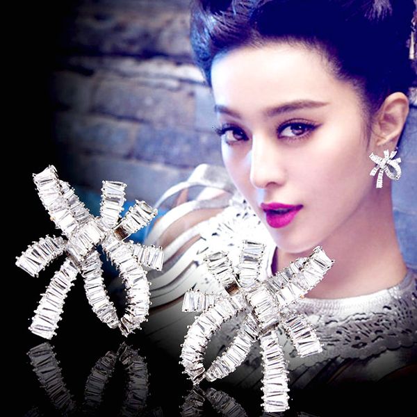 korean personality exaggerated big earrings bow earrings fan bingbing same s925 pure silver needle zircon earrings, Golden
korean personality exaggerated big earrings bow earrings fan bingbing same s925 pure silver needle zircon earrings, Golden