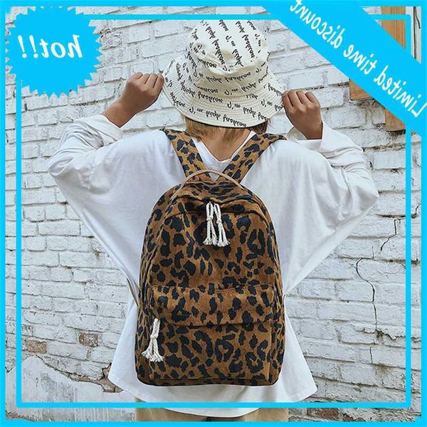 casual leopard corduroy dust women new large capacity shoulder women's school travellers backpack
casual leopard corduroy dust women new large capacity shoulder women's school travellers backpack
