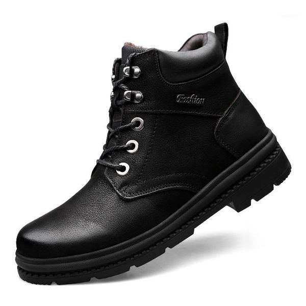 boots large size men fashion ankle desert warm fur snow genuine leather winter shoes platform tooling shoe zapatos botas1, Black
boots large size men fashion ankle desert warm fur snow genuine leather winter shoes platform tooling shoe zapatos botas1, Black