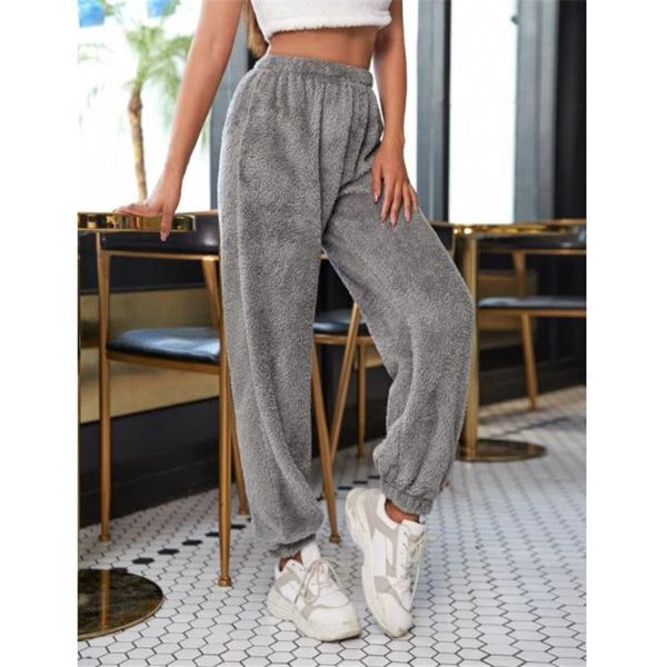 xingqing female trousers solid color elastic high waist pants loose pants leisure wear for women warm high waisted trousers, Black;white
xingqing female trousers solid color elastic high waist pants loose pants leisure wear for women warm high waisted trousers, Black;white