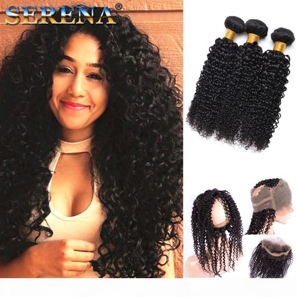 360 lace frontal closure with 3 bundles brazilian water wave kinky curly virgin hair with closure wet and wavy curly 360 lace frontal, Black;brown
360 lace frontal closure with 3 bundles brazilian water wave kinky curly virgin hair with closure wet and wavy curly 360 lace frontal, Black;brown