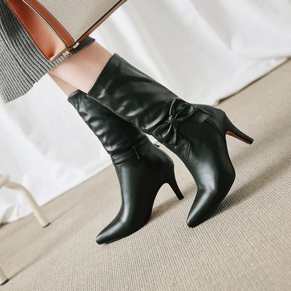 boots big size 9 10 11-15 women woman winter shoes botas bowknot fold sleeve thin heel1, Black
boots big size 9 10 11-15 women woman winter shoes botas bowknot fold sleeve thin heel1, Black