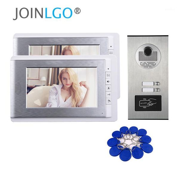 video door phones 7" color lcd phone intercom system 2 monitors + rfid access outdoor camera for 2, 3, 4, 6, 8, 10, 12 apartment1 
video door phones 7" color lcd phone intercom system 2 monitors + rfid access outdoor camera for 2, 3, 4, 6, 8, 10, 12 apartment1