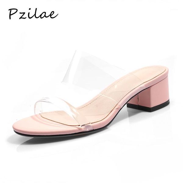 pzilae woman slippers summer sandals simple open toe slippers pink mules high heels shoes woman ladies sandals 331, Black
pzilae woman slippers summer sandals simple open toe slippers pink mules high heels shoes woman ladies sandals 331, Black