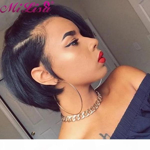 pixie cut wig human hair mi lisa 6 inch short bob wig for black women brazilian remy hair 13x4 lace front hd transparent, Black;brown
pixie cut wig human hair mi lisa 6 inch short bob wig for black women brazilian remy hair 13x4 lace front hd transparent, Black;brown