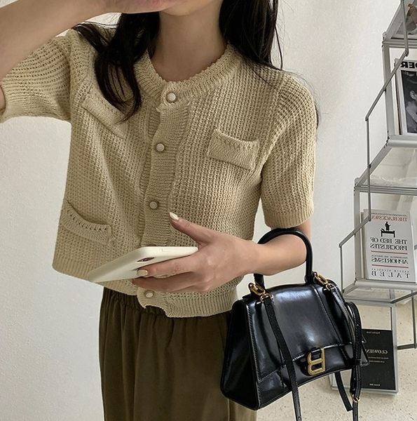 french style small fragrance cardigan women autumn short sleeve gentle wind color contrast short style t-shirt t-shirt t-shirt us4kz, White;black
french style small fragrance cardigan women autumn short sleeve gentle wind color contrast short style t-shirt t-shirt t-shirt us4kz, White;black
