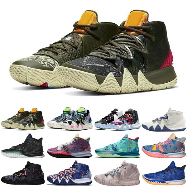 kybrid s2 kyrie 7 pre-heat jumpman men basketball shoes what the usa sashiko pineapple desert camo mens trainers sports sneakers, White;red
kybrid s2 kyrie 7 pre-heat jumpman men basketball shoes what the usa sashiko pineapple desert camo mens trainers sports sneakers, White;red