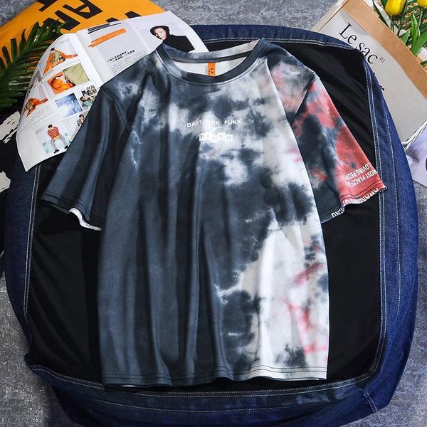 men's tie dye gradient loose fashion harajuku t-shirts print hip hop short sleeve male couple streetwear casual t shirt men1, White;black
men's tie dye gradient loose fashion harajuku t-shirts print hip hop short sleeve male couple streetwear casual t shirt men1, White;black