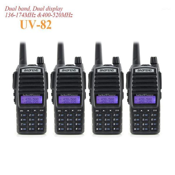 walkie talkie 4pcs baofeng uv-82 dual pwalkie band vhf uhf 136-174mhz 400-520mhz 8w ham radio 82 uv82 pradio amateur1
walkie talkie 4pcs baofeng uv-82 dual pwalkie band vhf uhf 136-174mhz 400-520mhz 8w ham radio 82 uv82 pradio amateur1