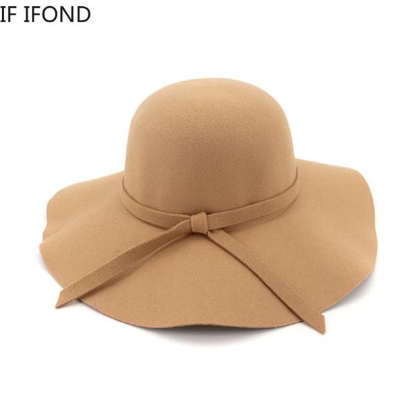 women fashion autumn winter wool felt fedora hat ladies girls elegant wide brim soft dome hats, Blue;gray
women fashion autumn winter wool felt fedora hat ladies girls elegant wide brim soft dome hats, Blue;gray