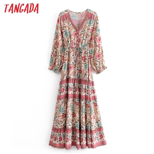 casual dresses tangada fashion women boho style flower print viscose dress 2021 arrival long sleeve ladies vestidos 3w38, Black;gray
casual dresses tangada fashion women boho style flower print viscose dress 2021 arrival long sleeve ladies vestidos 3w38, Black;gray