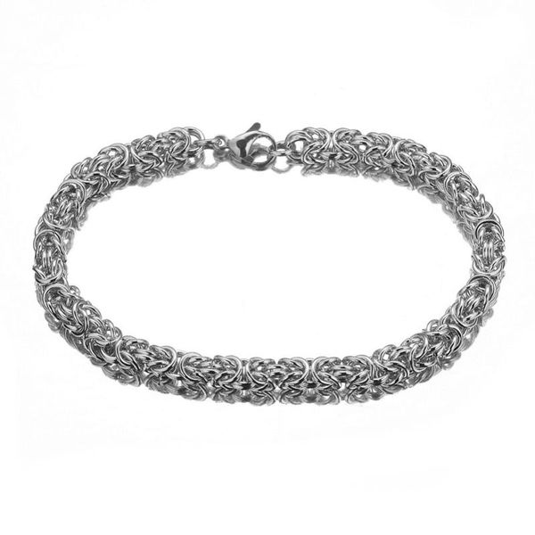 7-11" new arrive 316l stainless steel byzantine chain silver color biker jewelry fashion mens womens bracelet chains bangle 6mm, Black
7-11" new arrive 316l stainless steel byzantine chain silver color biker jewelry fashion mens womens bracelet chains bangle 6mm, Black