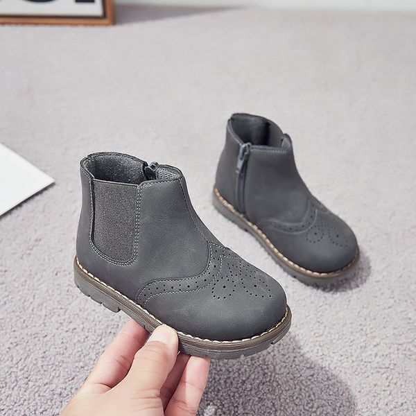 sapato new chaussure children boots girls fille kids shoes menina grey boot for autumn sandq baby hard toe&heel nonslip, Black;red
sapato new chaussure children boots girls fille kids shoes menina grey boot for autumn sandq baby hard toe&heel nonslip, Black;red
