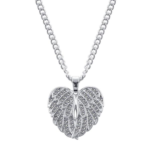 2020 new stainless steel heart shape zircon necklace for women gift charm chain love necklace feather chokers collar, Silver
2020 new stainless steel heart shape zircon necklace for women gift charm chain love necklace feather chokers collar, Silver
