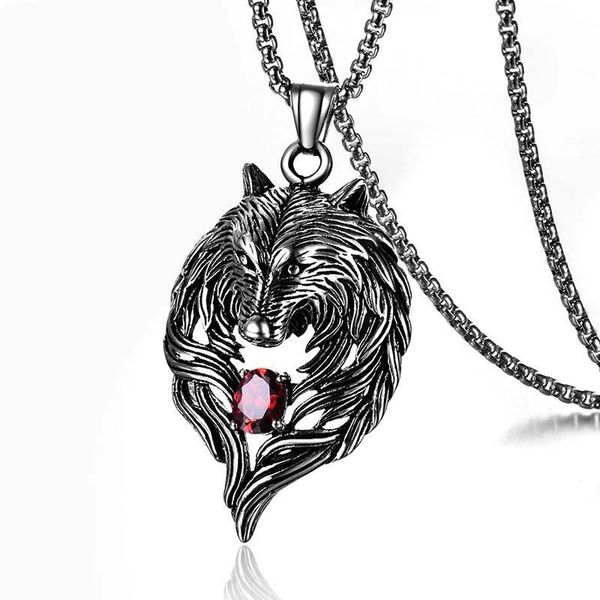wolf totem волчьей головы мужского ожерелье европейского и американская vintage набор глава подвеска, Silver
wolf totem волчьей головы мужского ожерелье европейского и американская vintage набор глава подвеска, Silver
