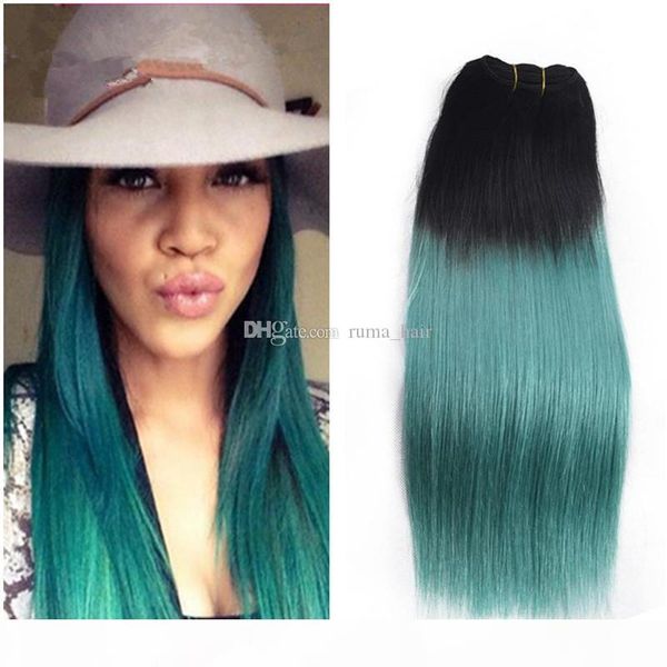 300g dark root ombre human hair bundles silk straight t 1b green two tone colored brazilian peruvian malaysian indian cambodian hair, Black;brown
300g dark root ombre human hair bundles silk straight t 1b green two tone colored brazilian peruvian malaysian indian cambodian hair, Black;brown