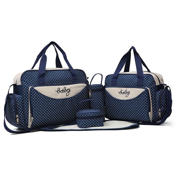 5 pieces multifunctional large capacity mother diaper bag for babies traveling bag fashion maternal nappy messenger bag products 201125
5 pieces multifunctional large capacity mother diaper bag for babies traveling bag fashion maternal nappy messenger bag products 201125