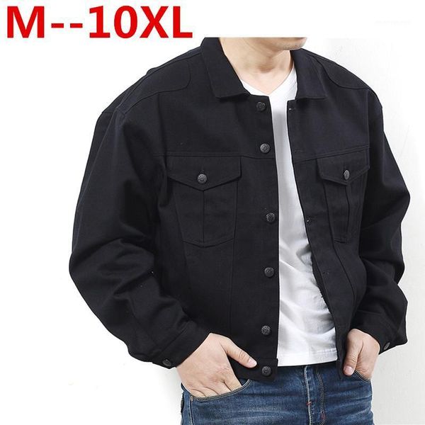 men's jackets plus size 10xl 9xl 8xl 7xl 6xl 5xl 4xl 3xl spring classic denim brand clothing casual men jean jacket coat male student1, Black;brown
men's jackets plus size 10xl 9xl 8xl 7xl 6xl 5xl 4xl 3xl spring classic denim brand clothing casual men jean jacket coat male student1, Black;brown