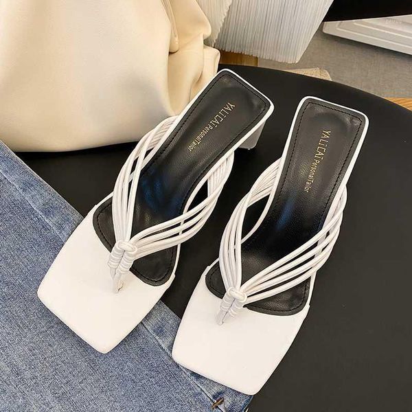slippers clip toe women square fashion narrow band design slip on mid heels slipper mules shoes beach size 35-391, Black
slippers clip toe women square fashion narrow band design slip on mid heels slipper mules shoes beach size 35-391, Black