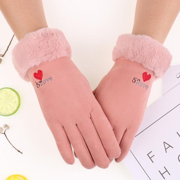 five fingers gloves derong ladies winter windproof outdoor warm fur mouth plus velvet thick cold-proof cute touch screen, Blue;gray
five fingers gloves derong ladies winter windproof outdoor warm fur mouth plus velvet thick cold-proof cute touch screen, Blue;gray