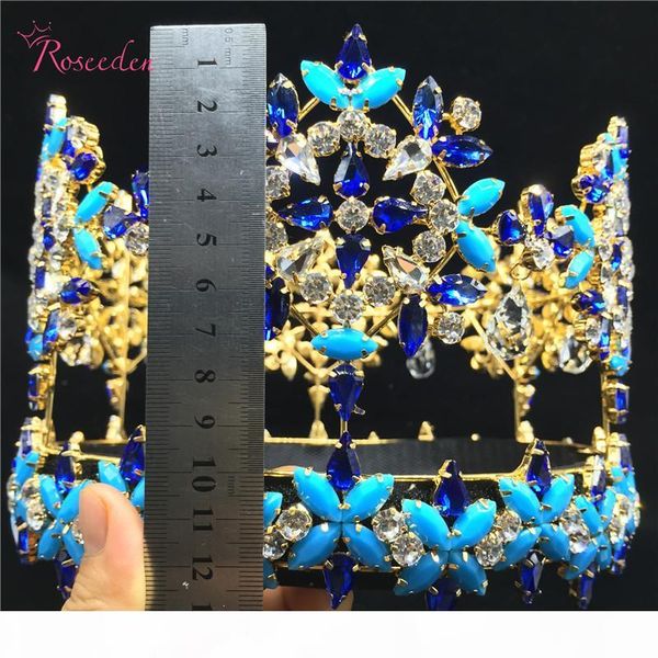 baroque full round miss world crown tiara with blue crystal rhinestones princess queen tiara re3021 c19022201, Slivery;golden
baroque full round miss world crown tiara with blue crystal rhinestones princess queen tiara re3021 c19022201, Slivery;golden