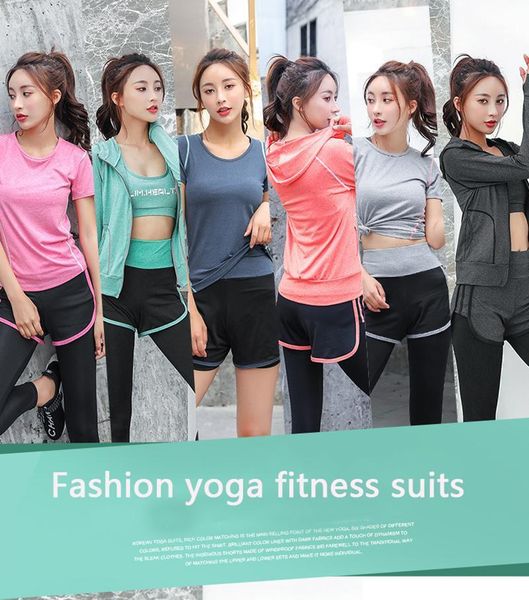 yoga outfits 5 pcs/set women's tracksuit gym fitness clothes sweating sports suits outdoor training running jogging cothes sets workout, White;red
yoga outfits 5 pcs/set women's tracksuit gym fitness clothes sweating sports suits outdoor training running jogging cothes sets workout, White;red