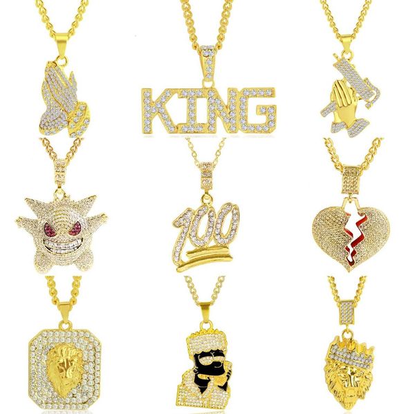 hop iced fashion rap 18k gold hip out crystal rhinestone pendant necklace for women men punk jewelry, Silver
hop iced fashion rap 18k gold hip out crystal rhinestone pendant necklace for women men punk jewelry, Silver