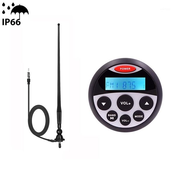 marine fm am receiver stereo bluetooth waterproof radio boat car mp3 player for atv utv and carts + fm am rubber antenna1
marine fm am receiver stereo bluetooth waterproof radio boat car mp3 player for atv utv and carts + fm am rubber antenna1